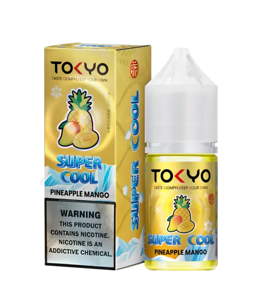 Tokyo Super Cool Pineapple Mango iced Nic Salt - 30ml